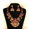 Lakshmi Goddess Temple Traditional Necklace Set