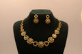 Multicolor Stone Floral Necklace Set