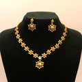 Traditional Flower Motif Necklace Set