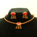 Lotus flower motif-Traditional Necklace Set