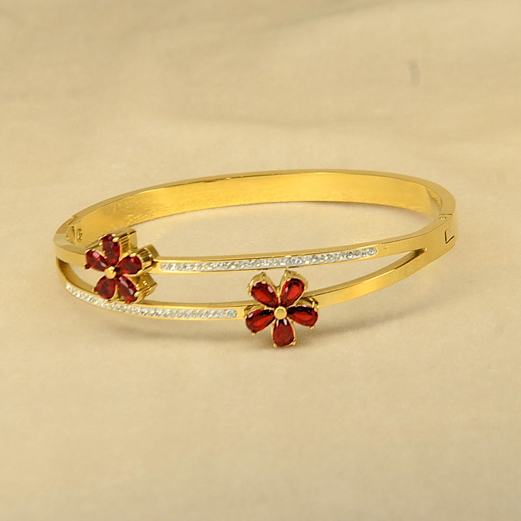 Flower Motif Bangle